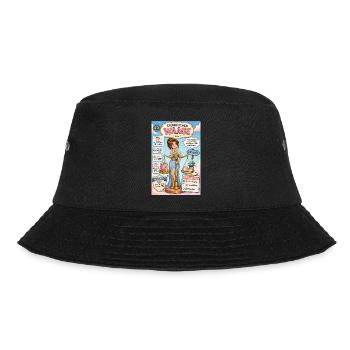 Waage - Zwei Optionen, drei Stunden Entscheidung - Bucket Hat - Schwarz - Vorne - Lela (165cm)