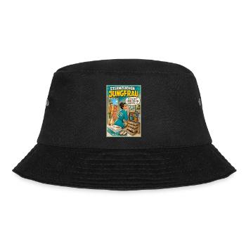 SternzeichenJungfrau - Ordnung trifft Urlaubshumor - Bucket Hat - Schwarz - Vorne - Lela (165cm)