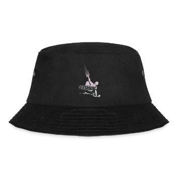 Kitesurfer - Bucket Hat - Schwarz - Vorne - Lela (165cm)