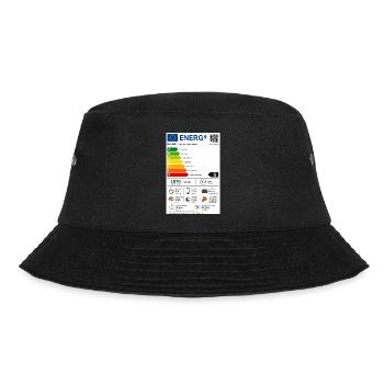 Energy - Bucket Hat - Schwarz - Vorne - Lela (165cm)