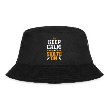 Longboard Longboarder Longboarding - Bucket Hat - Schwarz - Vorne