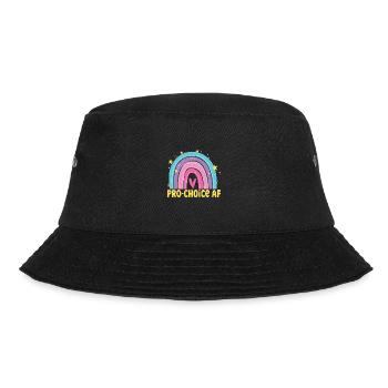 Pro-Choice AF Hex The Patriarchy Feminist - Bucket Hat - black - Front - Lela (165cm)