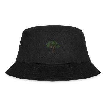 Binary Tree Admin Hacker Coder Programmierer - Bucket Hat - Schwarz - Vorne - Lela (165cm)