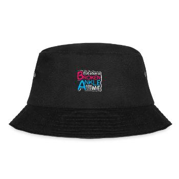 Not even a broken ankle can stop me - Bucket Hat - Schwarz - Vorne - Lela (165cm)