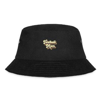 Football Mom Mama Vintage Women Mother's Day - Bucket Hat - Schwarz - Vorne - Lela (165cm)