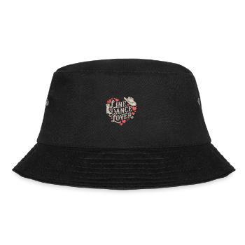 Line Dance Design für Tänzer und Tanzgruppe - Bucket Hat - Schwarz - Vorne - Lela (165cm)