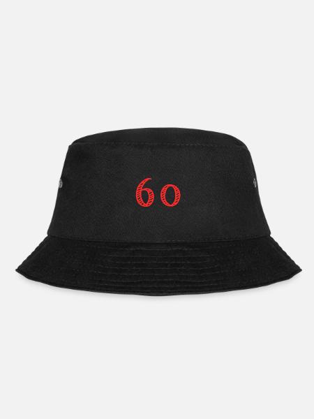 60 YEARS. 60th ANNIVERSARY. ANNIVERSARY 60 YEARS. 60 - Bucket Hat - black