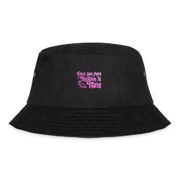 Love You From Neptune To Mars Engagement Wedding - Bucket Hat - Schwarz - Vorne - Lela (165cm)