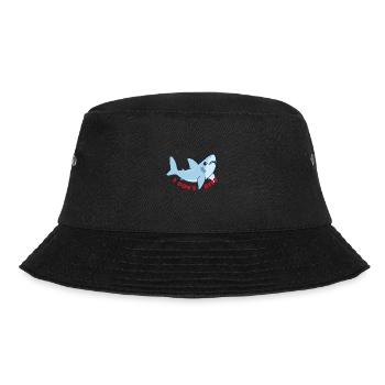 Meerestiere - Bucket Hat - Schwarz - Vorne - Lela (165cm)