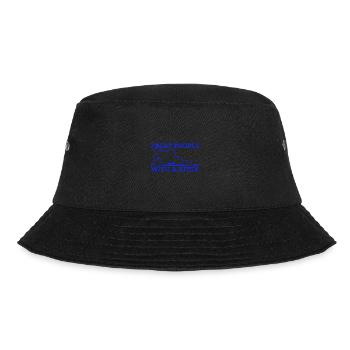 I Beat People With A Stick Billiards Ball Pool - Bucket Hat - black - Front - Lela (165cm)