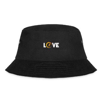 Sporty Hobby Leidenschaft Rugby - Bucket Hat - Schwarz - Vorne - Lela (165cm)