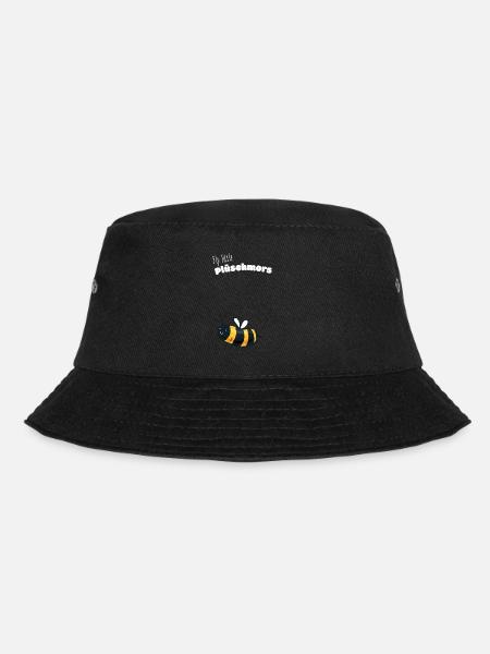 Plüschmors Plattdeutsch Geschenkidee - Bucket Hat - Schwarz