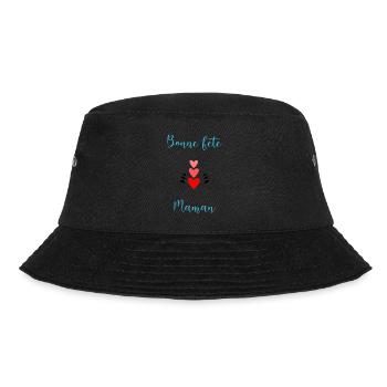 MAMIE. FÊTE DES MÈRES. BONNE FÊTE MAMIE. JE T'AIME - Bob - noir - Devant - Lela (165cm)