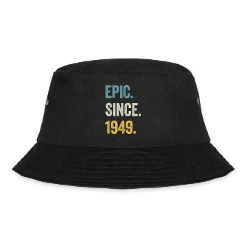 75 Years Old Epic Since 1949 75th Birthday - Bucket Hat - black - Front - Lela (165cm)