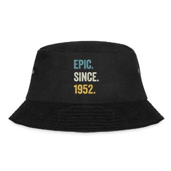 72. Geburtstag 72 Jahre Epic Since 1952 - Bucket Hat - Schwarz - Vorne - Lela (165cm)