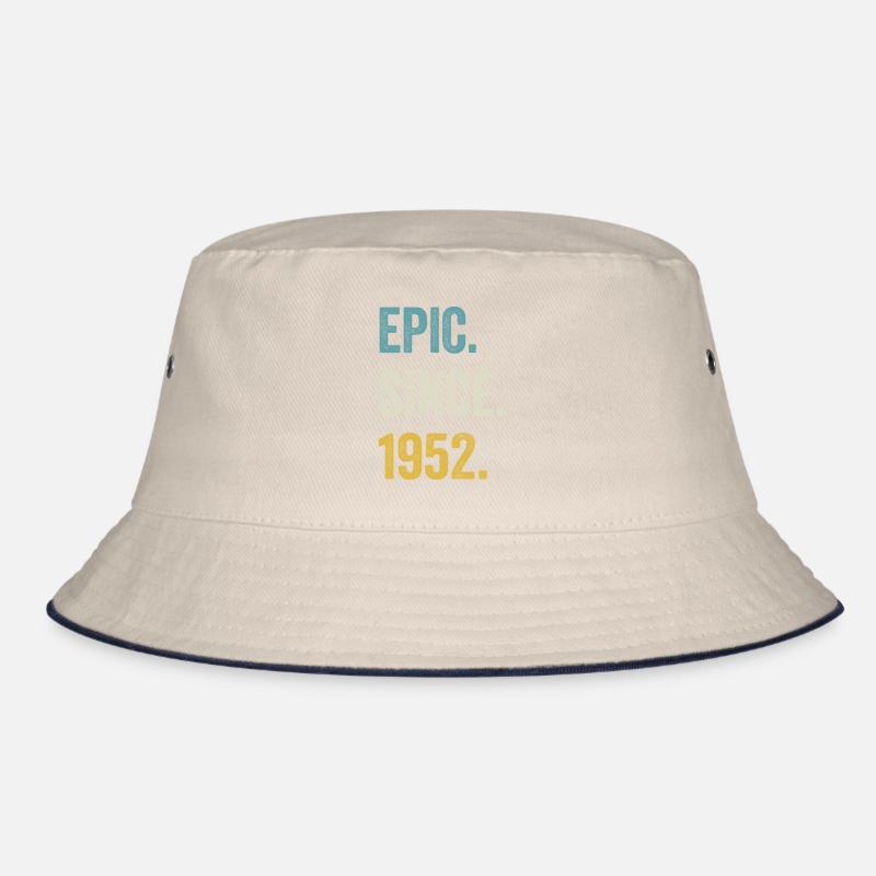 72. Geburtstag 72 Jahre Epic Since 1952 Bucket Hat