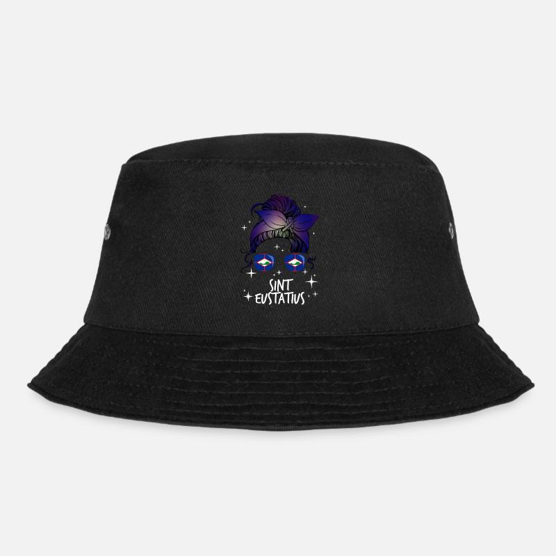 Sint Eustatius - Bucket Hat - Schwarz