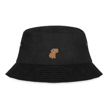 Hippo, Hippopotamus - Bucket Hat - black - Front - Lela (165cm)