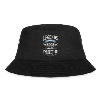 born in 2003 anniversary 19 years gift legend - Bucket Hat - black - Front - Lela (165cm)