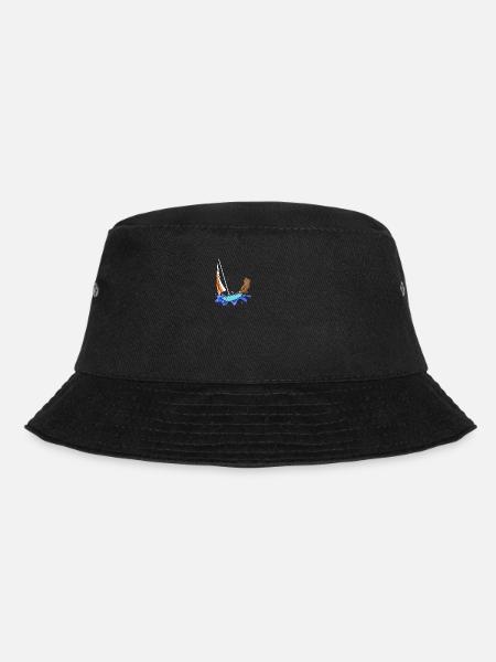 Seglen Segelboot Segler - Bucket Hat - Schwarz