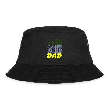 I'm not weird, I'm an inspiring dad. - Bucket Hat - black - Front - Lela (165cm)