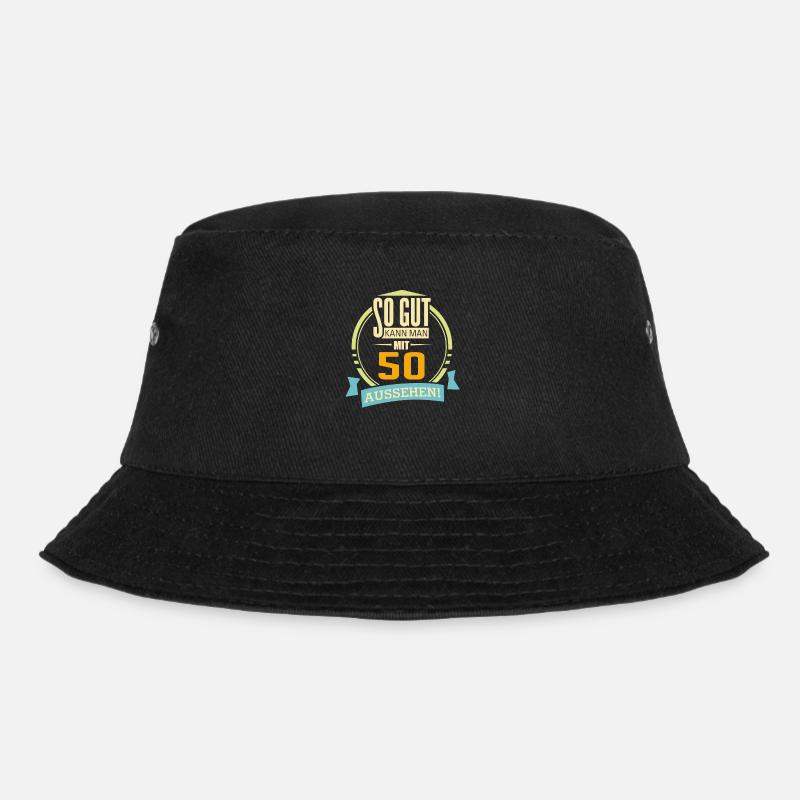 Geburtstag so gut kann man mit 50 aussehen - Bucket Hat - Schwarz