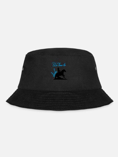 We love to slider Western Riding Reining Sliding - Bucket Hat - black
