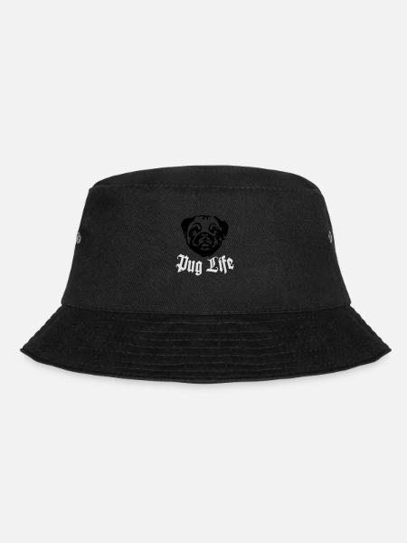 Pug Life - Bucket Hat - black