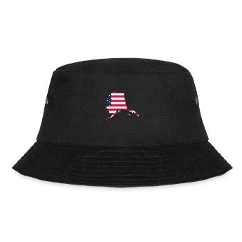 alaska F - Bucket Hat - Schwarz - Vorne - Lela (165cm)