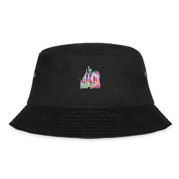 New York J - Bucket Hat - Schwarz - Vorne - Lela (165cm)