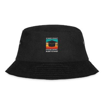 Doktortitel Phd Abschluss Spruch Geschenk - Bucket Hat - Schwarz - Vorne - Lela (165cm)