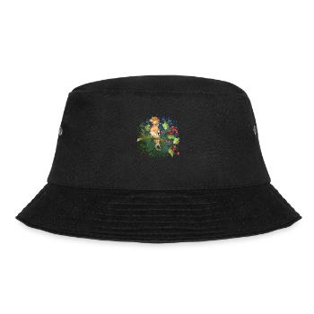 Bunter Vogel - Bucket Hat - Schwarz - Vorne - Lela (165cm)