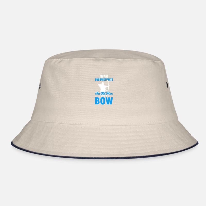 Pfeil und Bogen Bogenschießen Opa Geschenk Bucket Hat