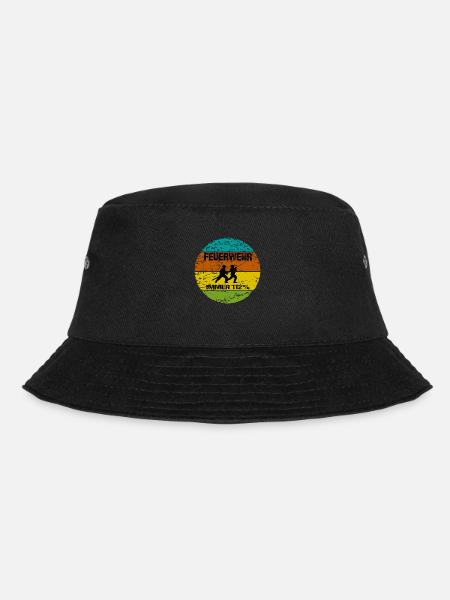 Feuerwehr - Bucket Hat - Schwarz