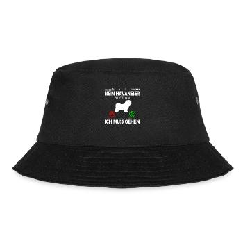 Havaneser Hund ruft an Spruch Lustig Witzig - Bucket Hat - Schwarz - Vorne - Lela (165cm)