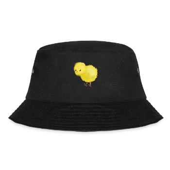Küken - Bucket Hat - Schwarz - Vorne - Lela (165cm)