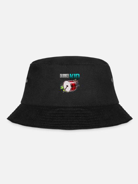 Drummer KID - Bucket Hat - black