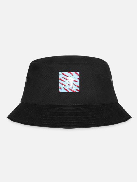 sharp circle - Bucket Hat - black