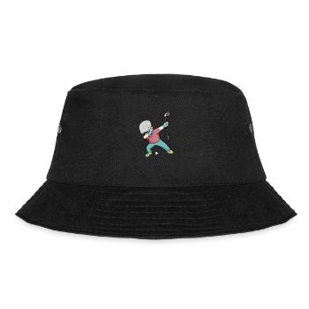 Dab Golf Tupfen Golf Golf Golfer - Bucket Hat - Schwarz - Vorne - Lela (165cm)