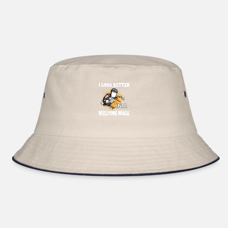 Blitz mich ich bin Schweißer Papa Handwerker Dad Bucket Hat