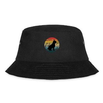French Bulldog - Bucket Hat - black - Front - Lela (165cm)