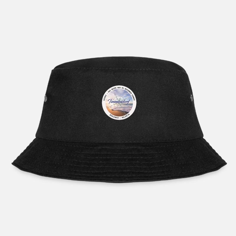 Ostsee Timmendorf - Bucket Hat - Schwarz