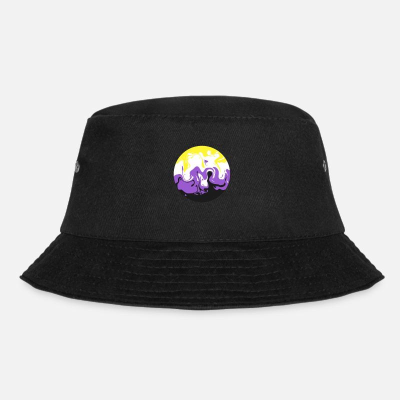 Non Binary Swirl - Bob - noir
