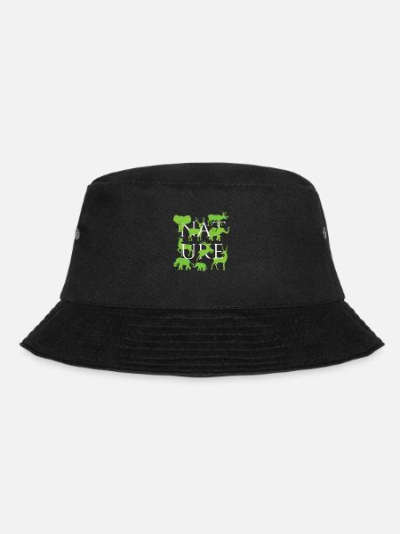 Natur - Bucket Hat - Schwarz