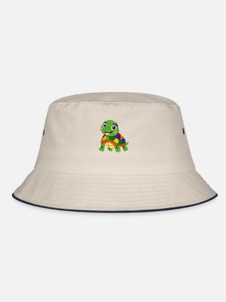 arc-en-ciel tortue lgbt tortue aquatique animal - Bob - blanc cassé/bleu marine - Devant