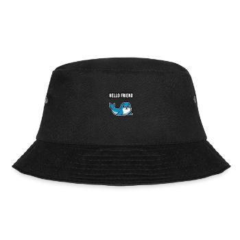 Süße kleine Robbe - Bucket Hat - Schwarz - Vorne - Lela (165cm)
