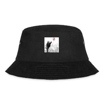 Panda - Bucket Hat - Schwarz - Vorne - Lela (165cm)