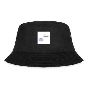 Ich möchte nicht zur Schule oder zur Arbeit gehen - Bucket Hat - Schwarz - Vorne - Lela (165cm)