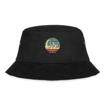 Opa - Bucket Hat - Schwarz - Vorne - Lela (165cm)