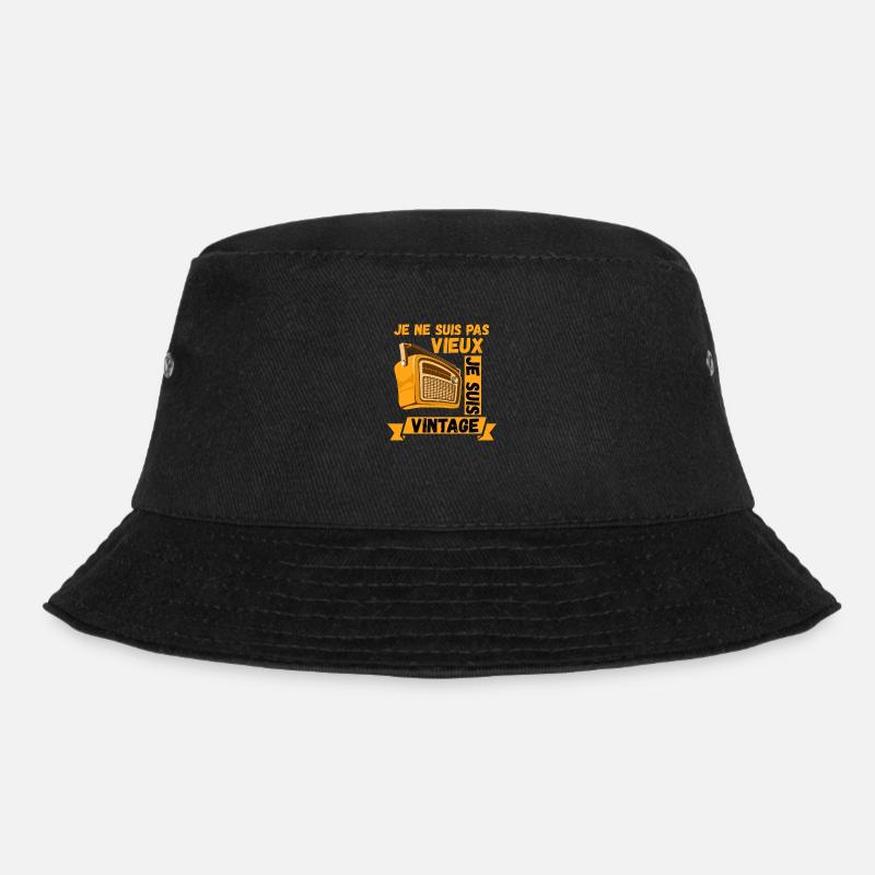 Je ne suis Pas Vieux, Je suis Vintage - Bob - noir